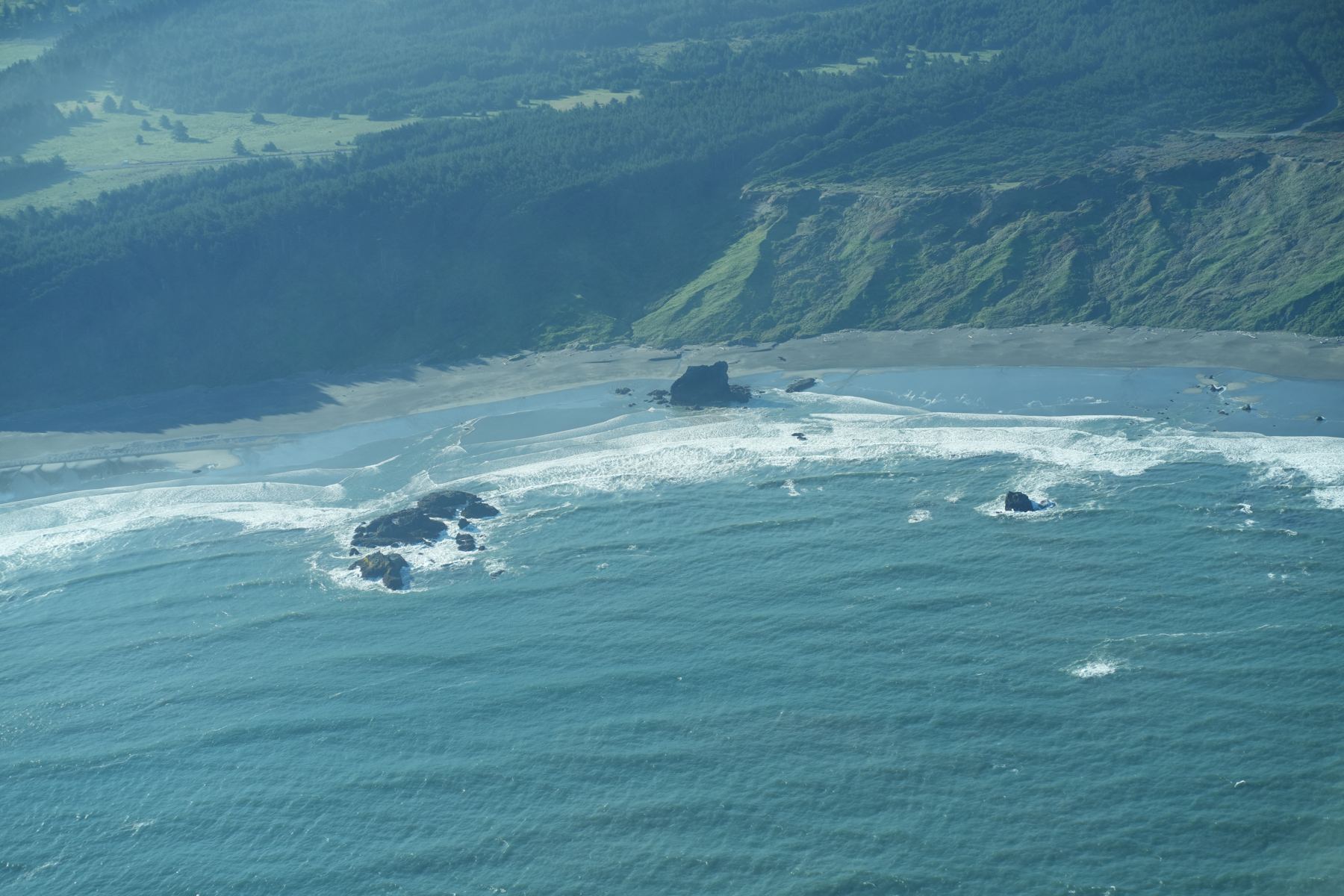Aerial RGB capture of the Oregon coastline from the Horizonview mapping flight