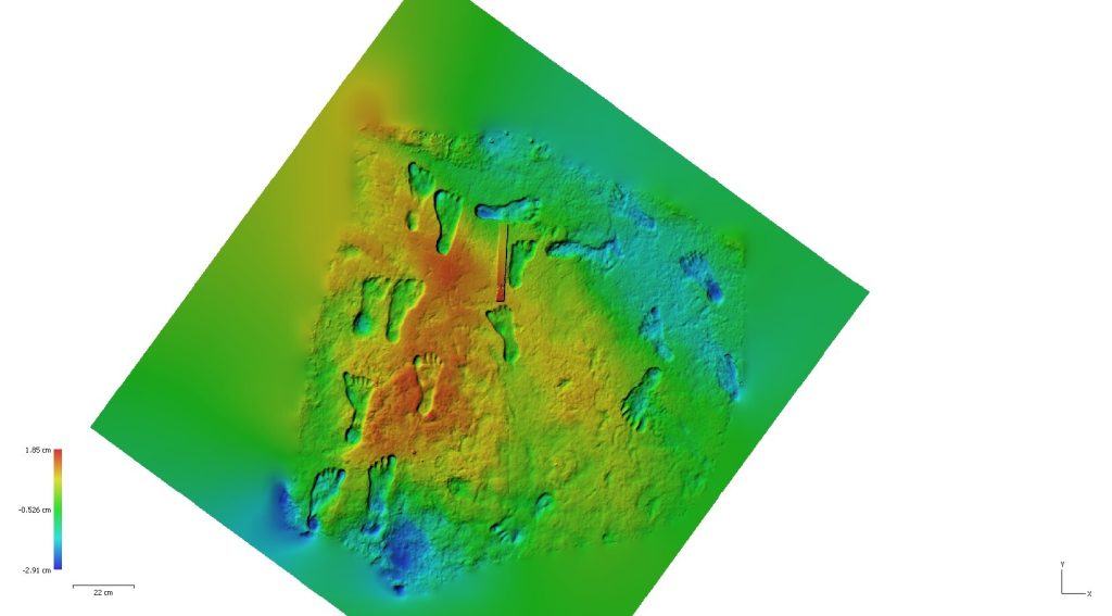 Color digital elevation model from LiDAR